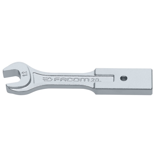 Open End Fork Bit, Attachment 20 x 7 mm, Opening 12 mm