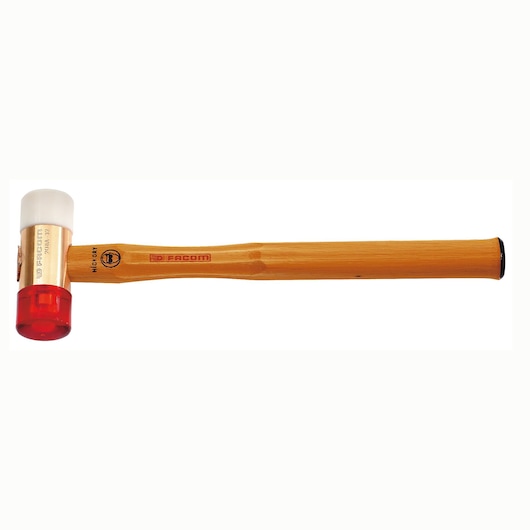 Adaptable tip mallet, 25 mm, aluminium body light series hammers