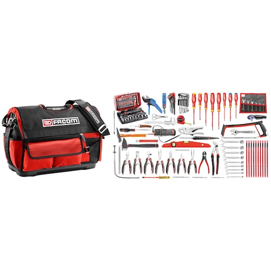 120-piece set of electronic tools - tool bag