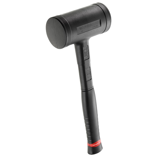 One piece dead blow hammer, 40 mm