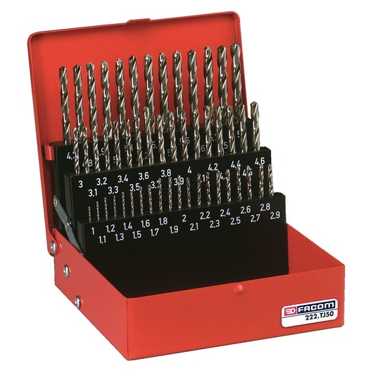 1 - 13 mm Ground Twist Drill Set (50 pc.)
