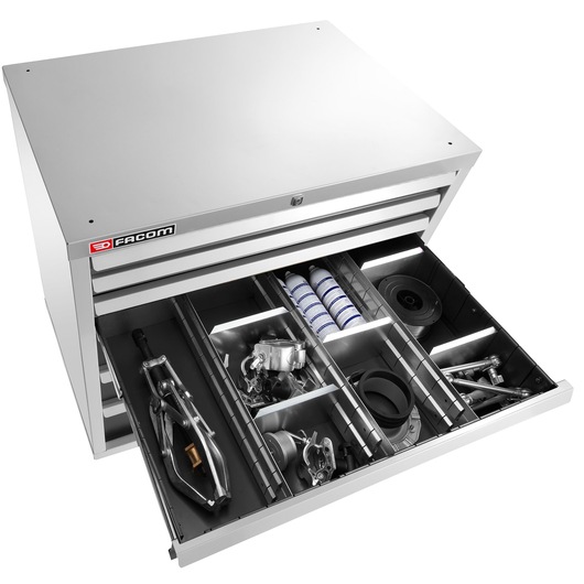 Galvanized Partitions for 75mm Drawers, 2930 Cabinets Series (27 pc.)