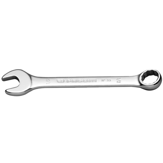 Short combination wrench, 1/2"