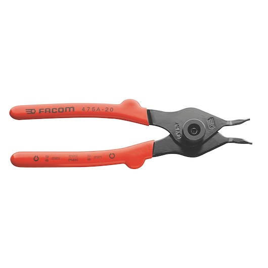 Reversible inside and outside Circlips® pliers, 20-48 mm