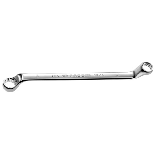 Double offset-ring wrench, 8 x 9 mm