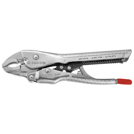 Multi-purpose angle-nose lock-grip pliers, 150 mm