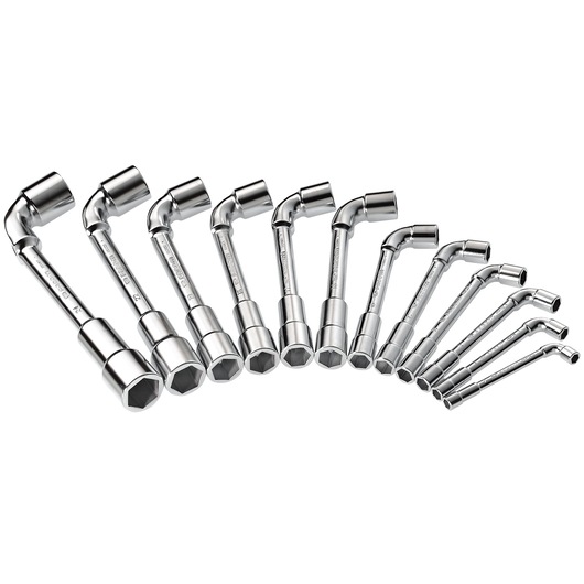 8 to 24mm Angle Socket Wrench Set, 6 x 6-point, (16 pc.)