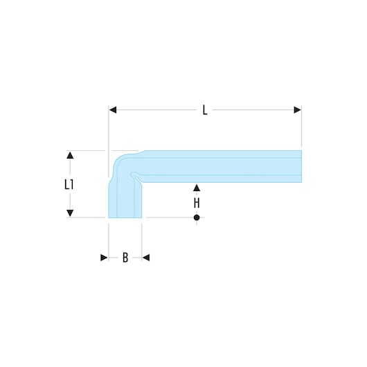 Angled-box wrench, 11 mm