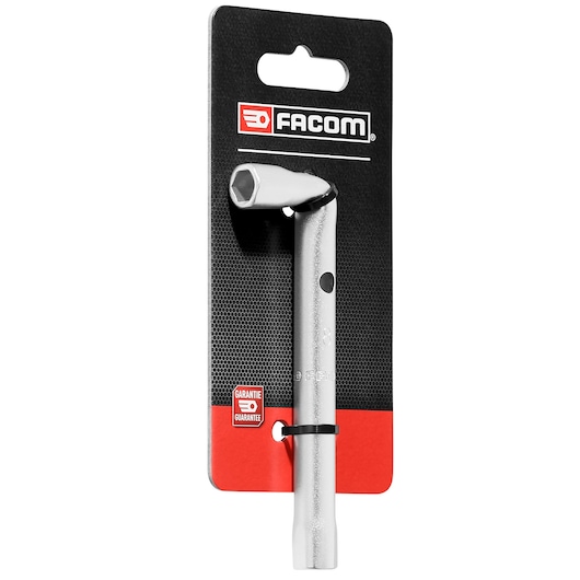 ANGLED BOX WRENCH - 92A - 6X6 Points - Passage Hole - 8 mm