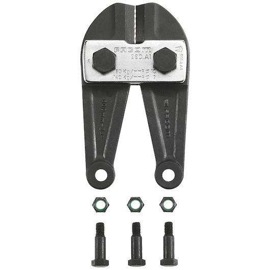 Replacement Blades for 990.B With Screws, 3.4 kg