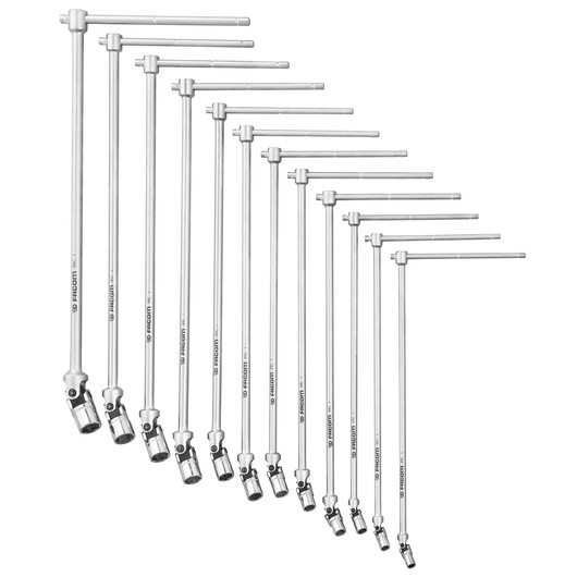 7 to 19 mm Universal-Joint T-Socket Wrench Set (12 pc.)