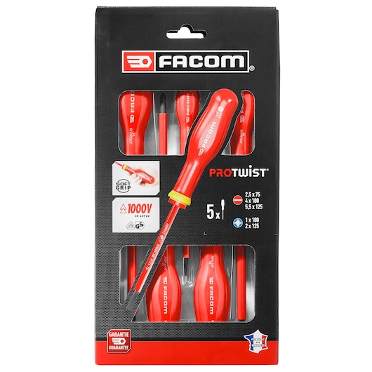 1000V PROTWIST® Insulated Screwdriver Set (5 pc.)