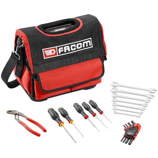 Compact Soft Bag 14" With Set, 22 Tools Metric