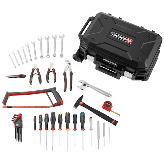 Rolling case With large Industrial Maintenance Set, 32 Tools