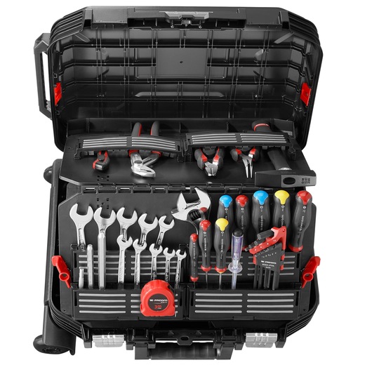 Rolling case With large Industrial Maintenance Set, 32 Tools