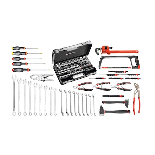 Heavy Industrial Set, 69 Tools Metric