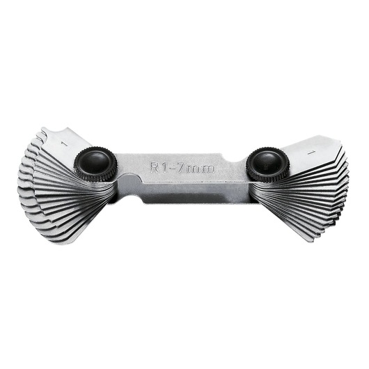 1.0 to 7.0 mm Radius Gauges With 34 Blades