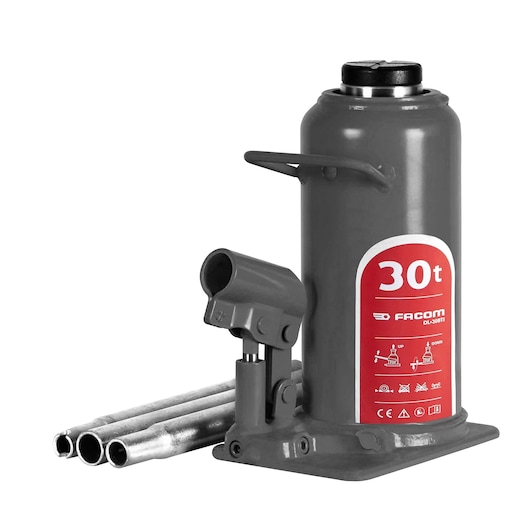 Heavy duty series bottle jack, 30 t