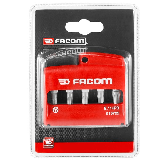 Combined Set of 10 Tamper Resistant TORX Plus® Bits 1/4 in., 25 mm and Bit Holder