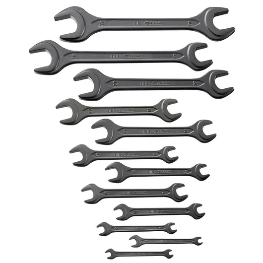 EXPERT by FACOM® DIN open-end wrenches set, metric 12 pieces