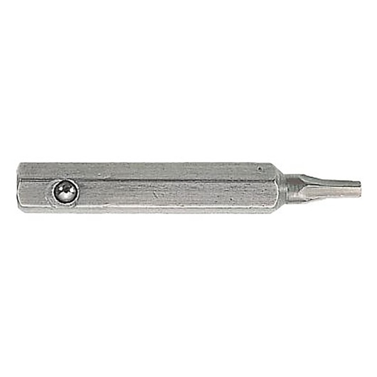 Screwing bits series 0 drive 4 mm for hollow hex screws, 1.5 mm