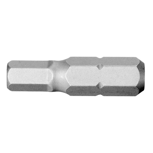 Screw bits series 1 for metric countersunk, hexagonal head screws, 4 mm