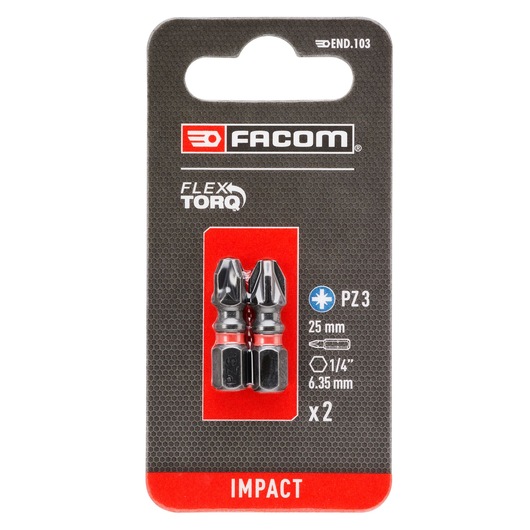 Impact Flextorq 25 mm 2 pack, PZ3