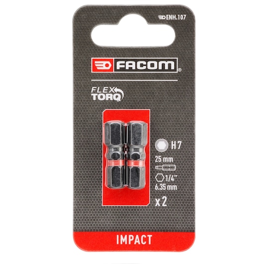 25mm Impact Flextorq (2 Pk)