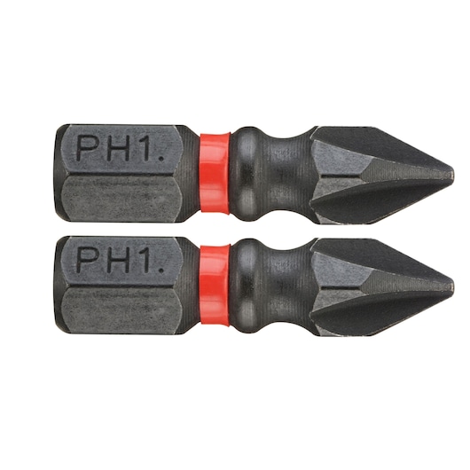 Philips® 25mm Impact Flextorq PH1 (2 PK)