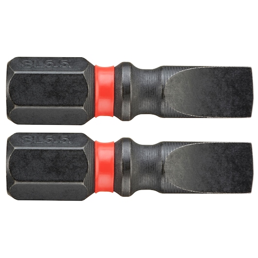 Impact bit Flextorq 25 mm, 2PK for slotted head screw, 5.5 mm