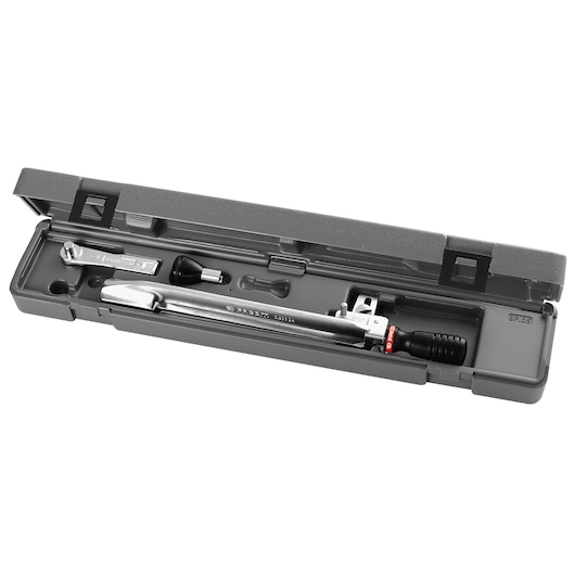 3/8 in. Manual Reset Torque Wrench With Square Drive and Handle, Range 20-100Nm