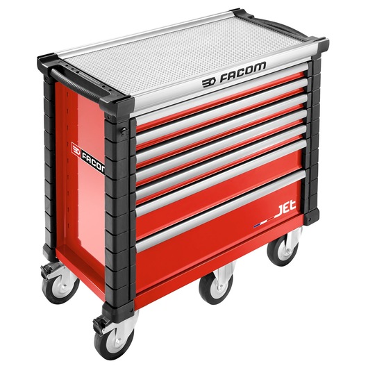 Roller Cabinet, 7 Drawers, L 948 x H 421mm, 5 Modules Per Drawer, 0,46 m² Top