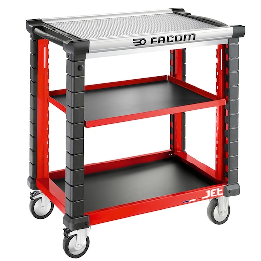 Utility Cart, 3 Levels, Worktop 0,37m², Assembled