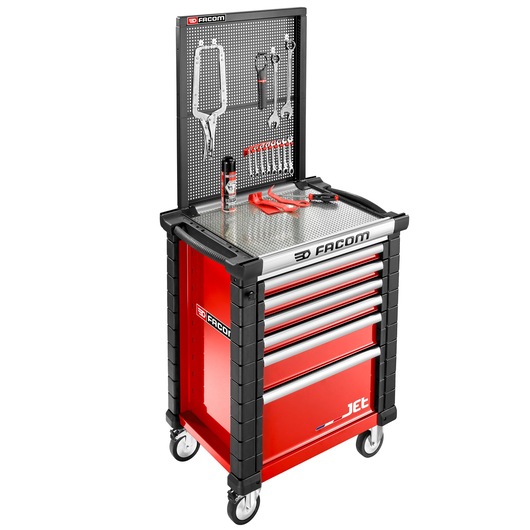 Roller Cabinet Accessory for Worktop, Metal Pegboard, JET.MxA Séries