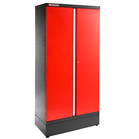 JLS3 STORAGE CABINET H 2M 2 SOLID DOORS L1000MM RED