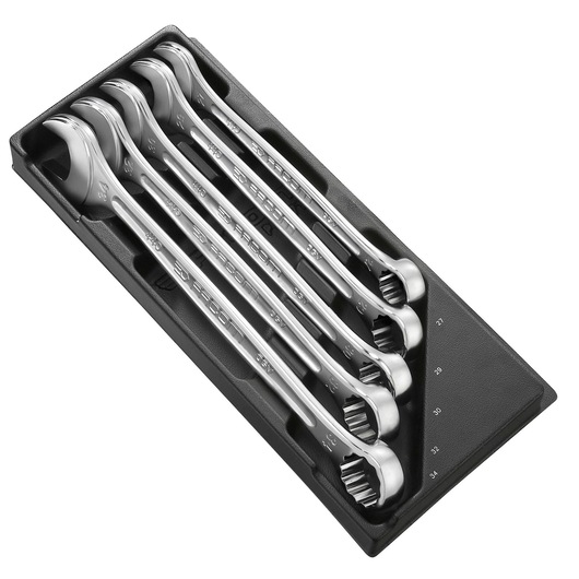 Combination wrench set, plastic module