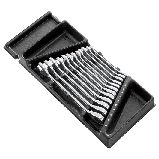 Module of Ratchet Wrenches, 12 Pieces