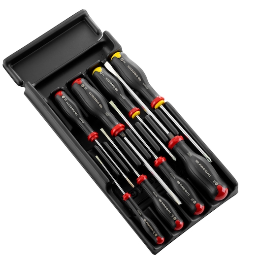 8 PROTWIST® screwdriver in thermo-formed module, small 1/3"