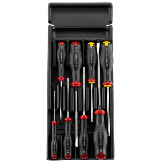 8 PROTWIST® screwdriver in thermo-formed module, small 1/3"