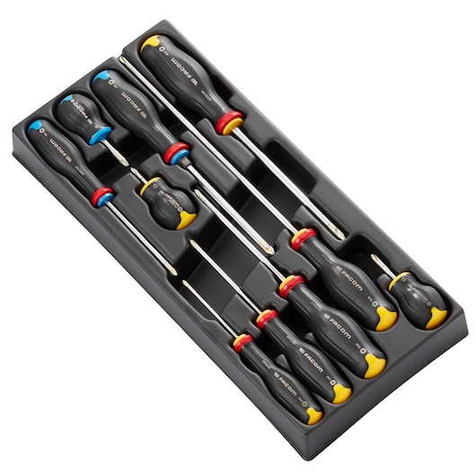 10 PROTWIST® screwdriver in thermo-formed module, small 1/3"