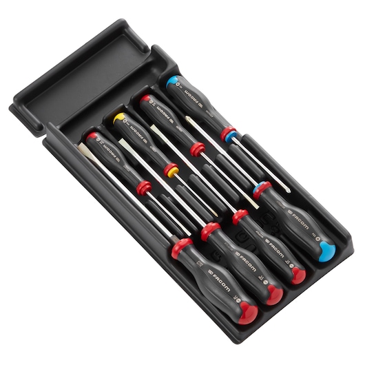 8 PROTWIST® screwdriver in thermo-formed module, small 1/3"