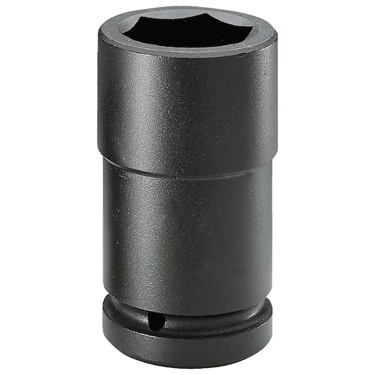 1" long impact socket 6-points, 24 mm