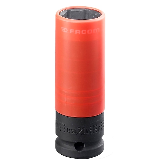 1/2 in.  Drive Reinforced Long Impact Sockets (21mm)