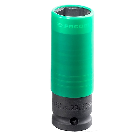 1/2 in. Reinforced Long Impact Socket, 22 mm