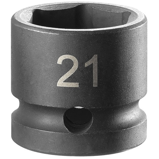 1/2" Short Impact Socket 21 mm