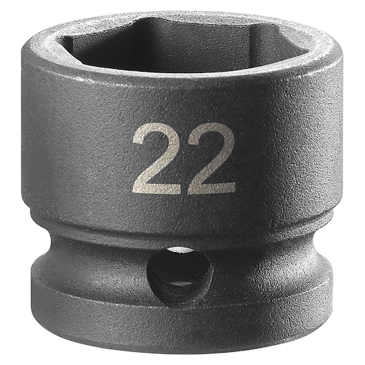 1/2" Short Impact Socket 22 mm