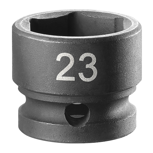 1/2'' Metric 6-point stubby impact socket