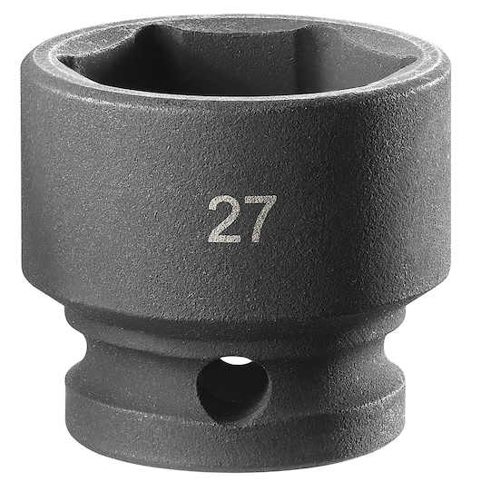 1/2 in. Short Impact Socket, 27 mm