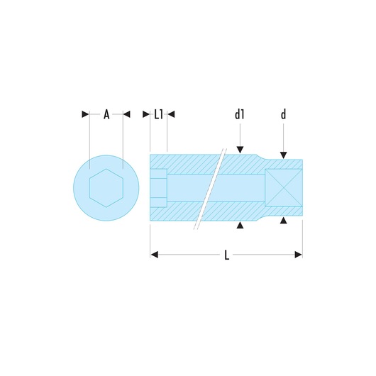 1/4 in. Drive 14mm 6-Point OGV® Grip Socket