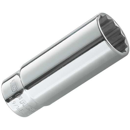 1/4 in. Long Socket, 12-point, 3/16 in.